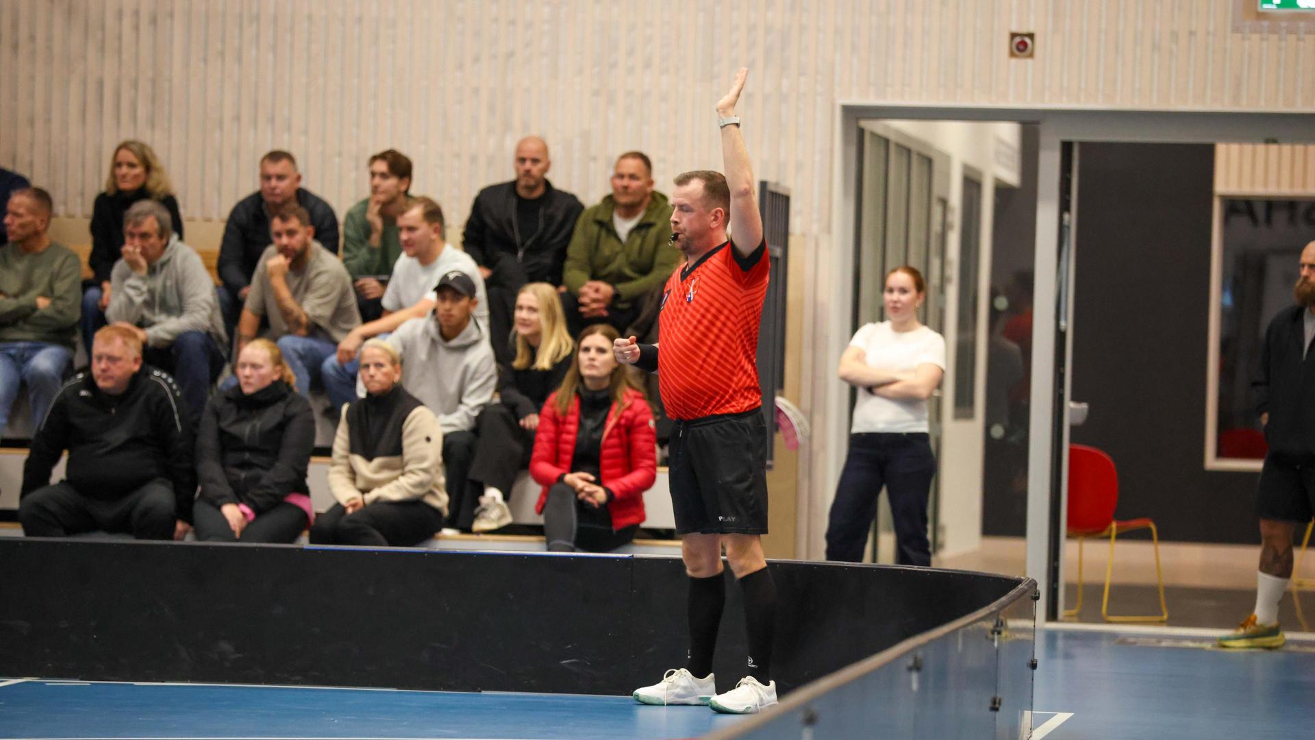 Bilder fra Slattumhallen og kampen mellom Gjelleråsen og Tunet i eliteserien for menn 2. oktober 2026.