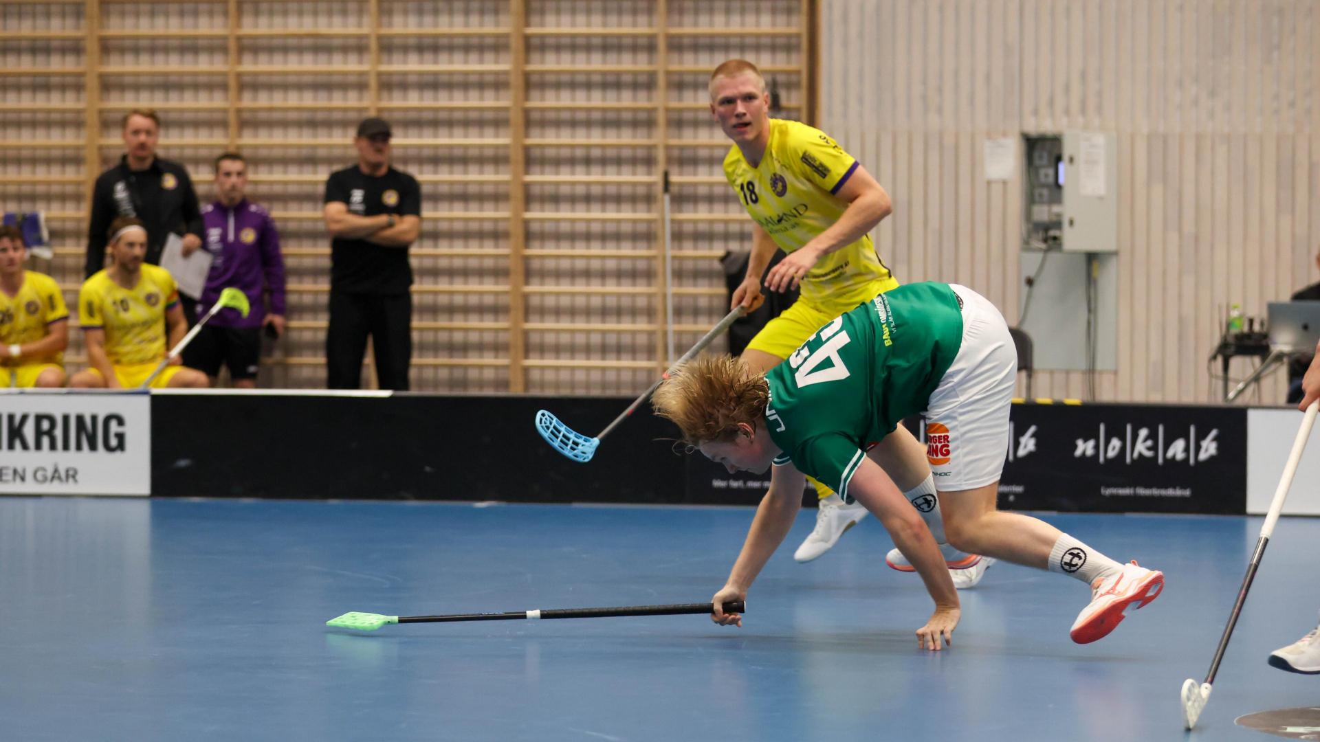 Bilder fra Slattumhallen og kampen mellom Gjelleråsen og Tunet i eliteserien for menn 2. oktober 2026.