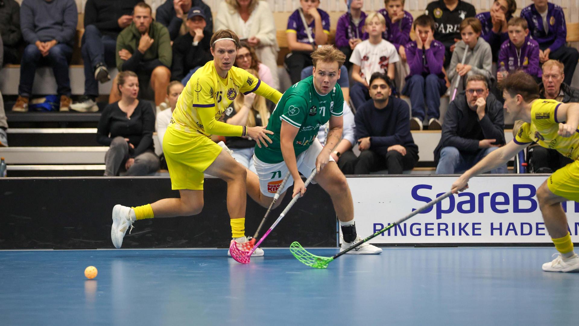 Bilder fra Slattumhallen og kampen mellom Gjelleråsen og Tunet i eliteserien for menn 2. oktober 2026.