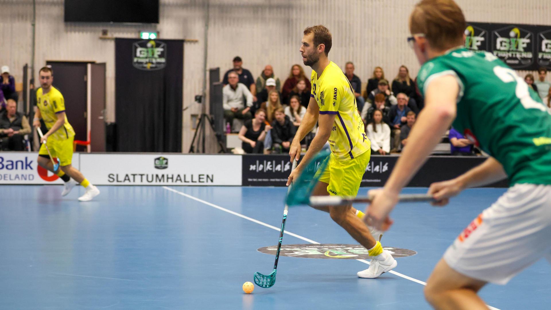 Bilder fra Slattumhallen og kampen mellom Gjelleråsen og Tunet i eliteserien for menn 2. oktober 2026.
