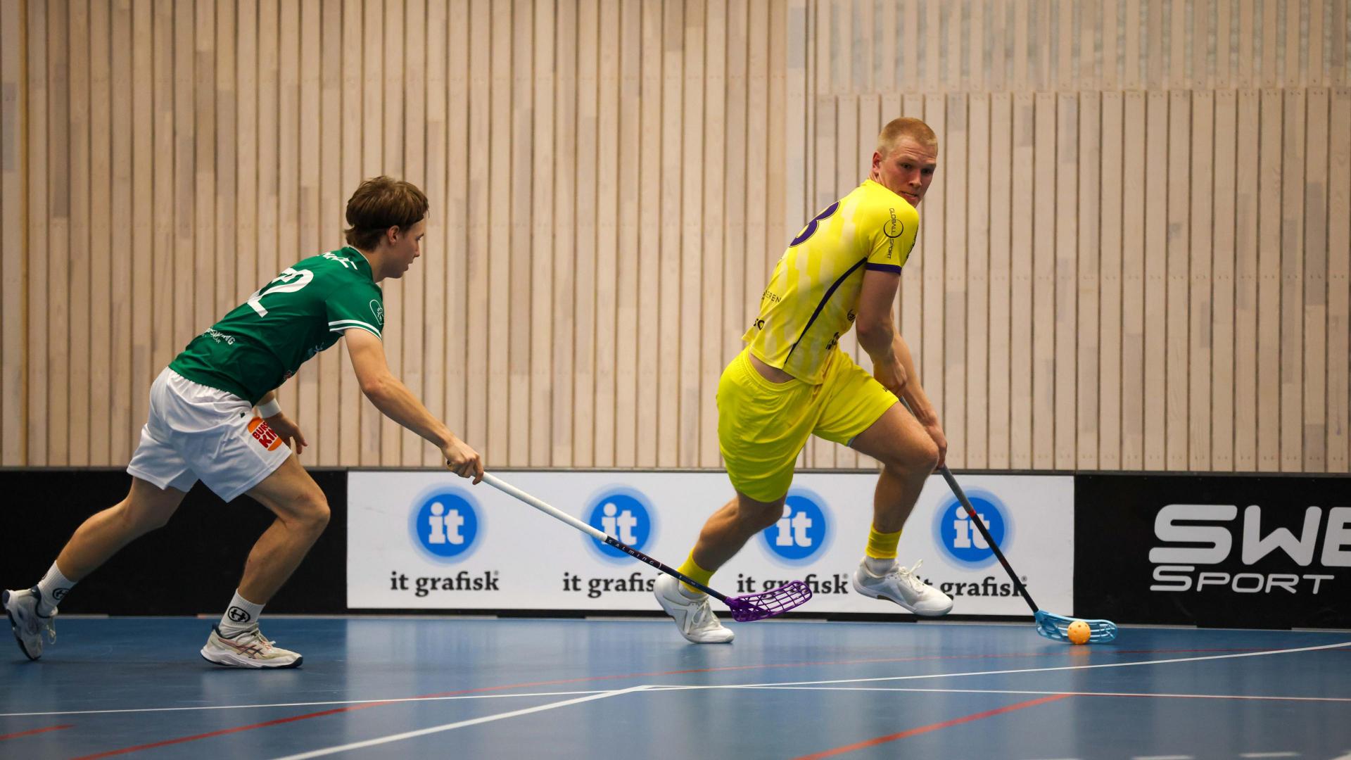 Bilder fra Slattumhallen og kampen mellom Gjelleråsen og Tunet i eliteserien for menn 2. oktober 2026.