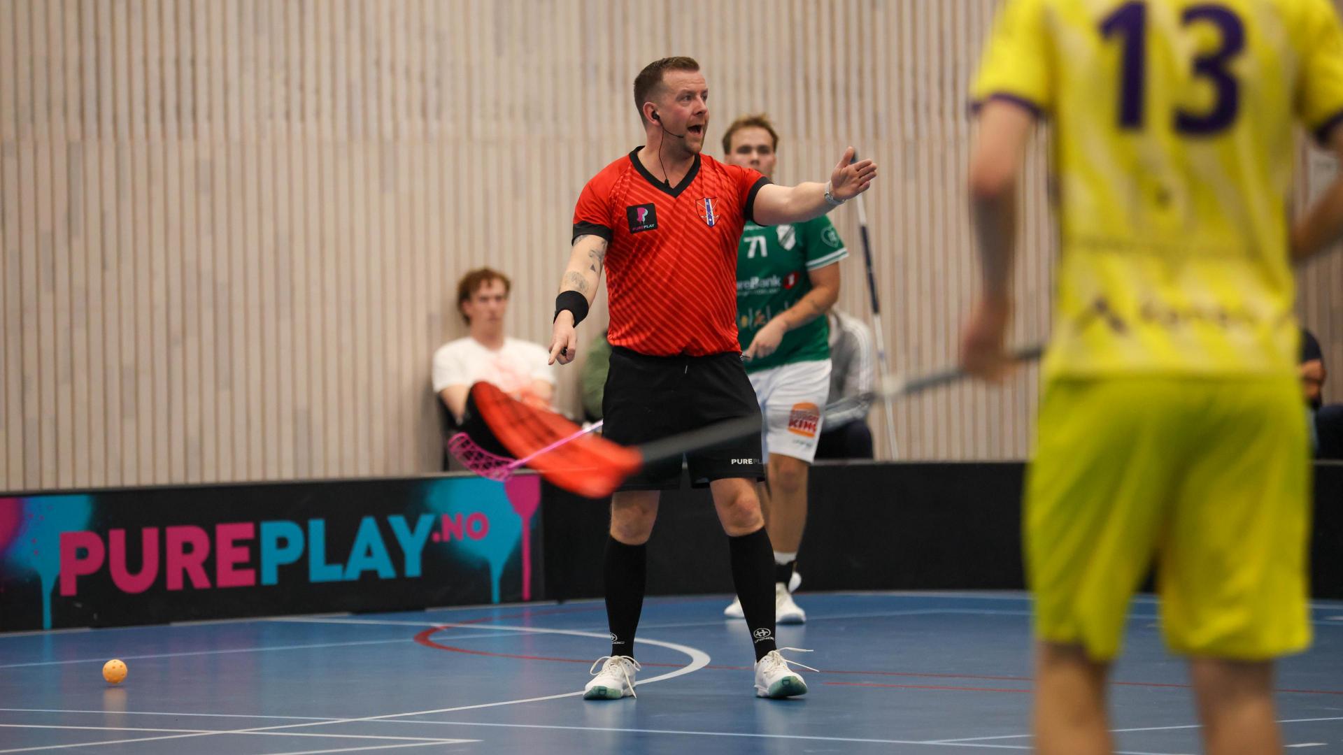 Bilder fra Slattumhallen og kampen mellom Gjelleråsen og Tunet i eliteserien for menn 2. oktober 2026.