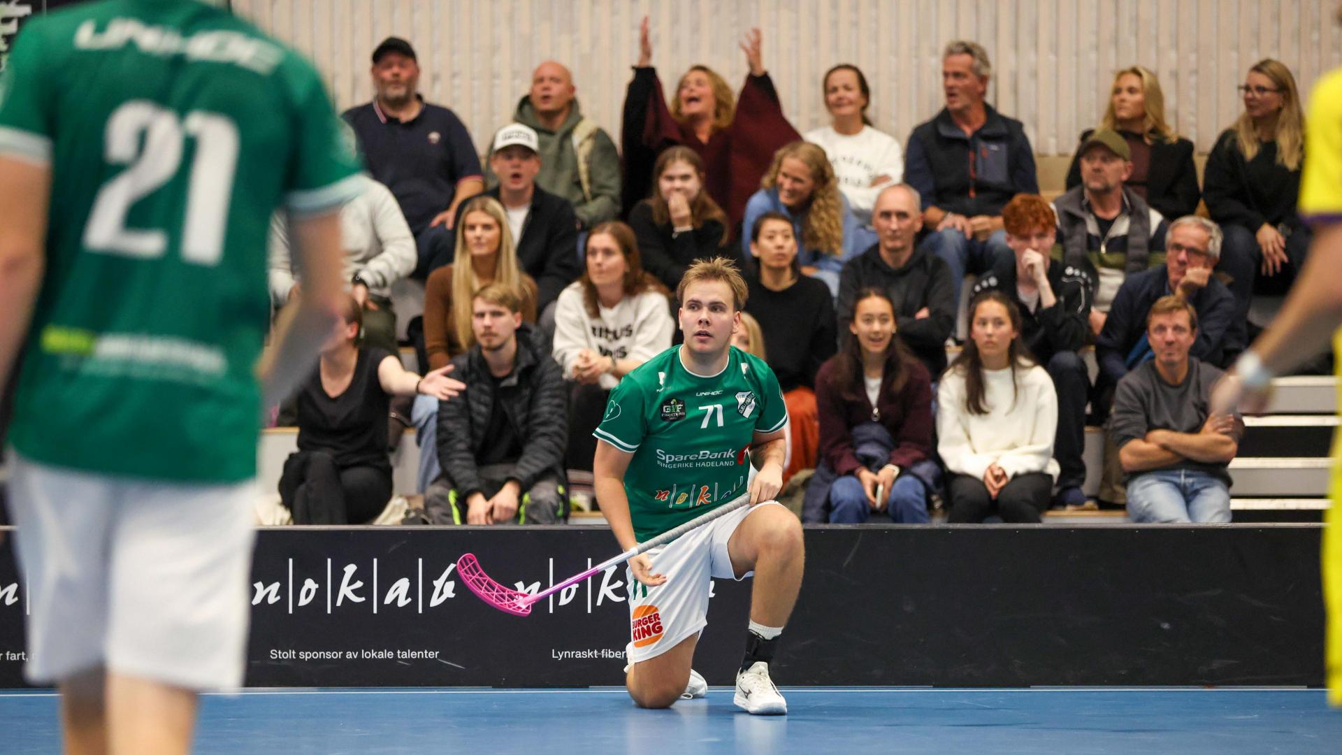 Bilder fra Slattumhallen og kampen mellom Gjelleråsen og Tunet i eliteserien for menn 2. oktober 2026.