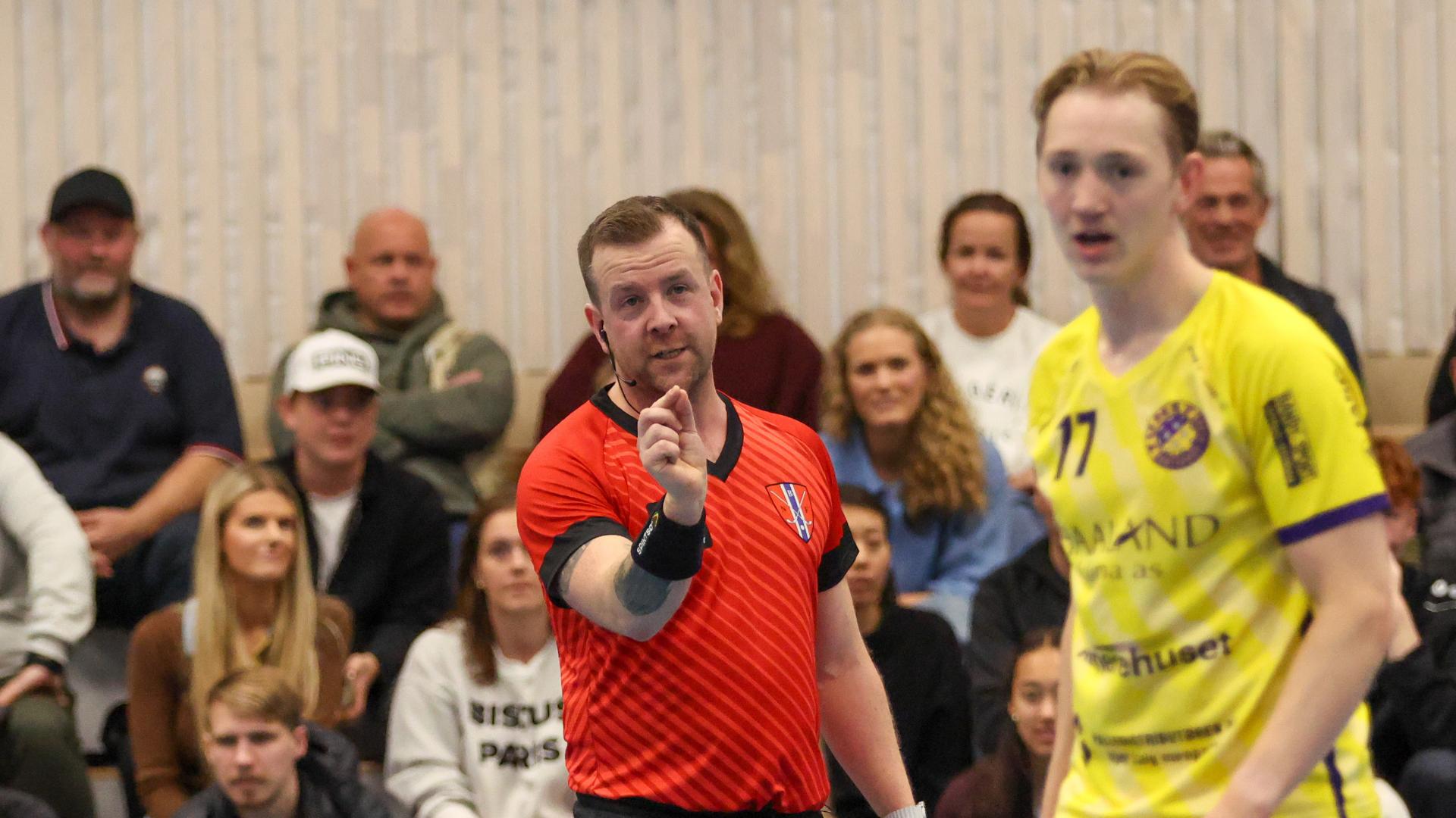 Bilder fra Slattumhallen og kampen mellom Gjelleråsen og Tunet i eliteserien for menn 2. oktober 2026.